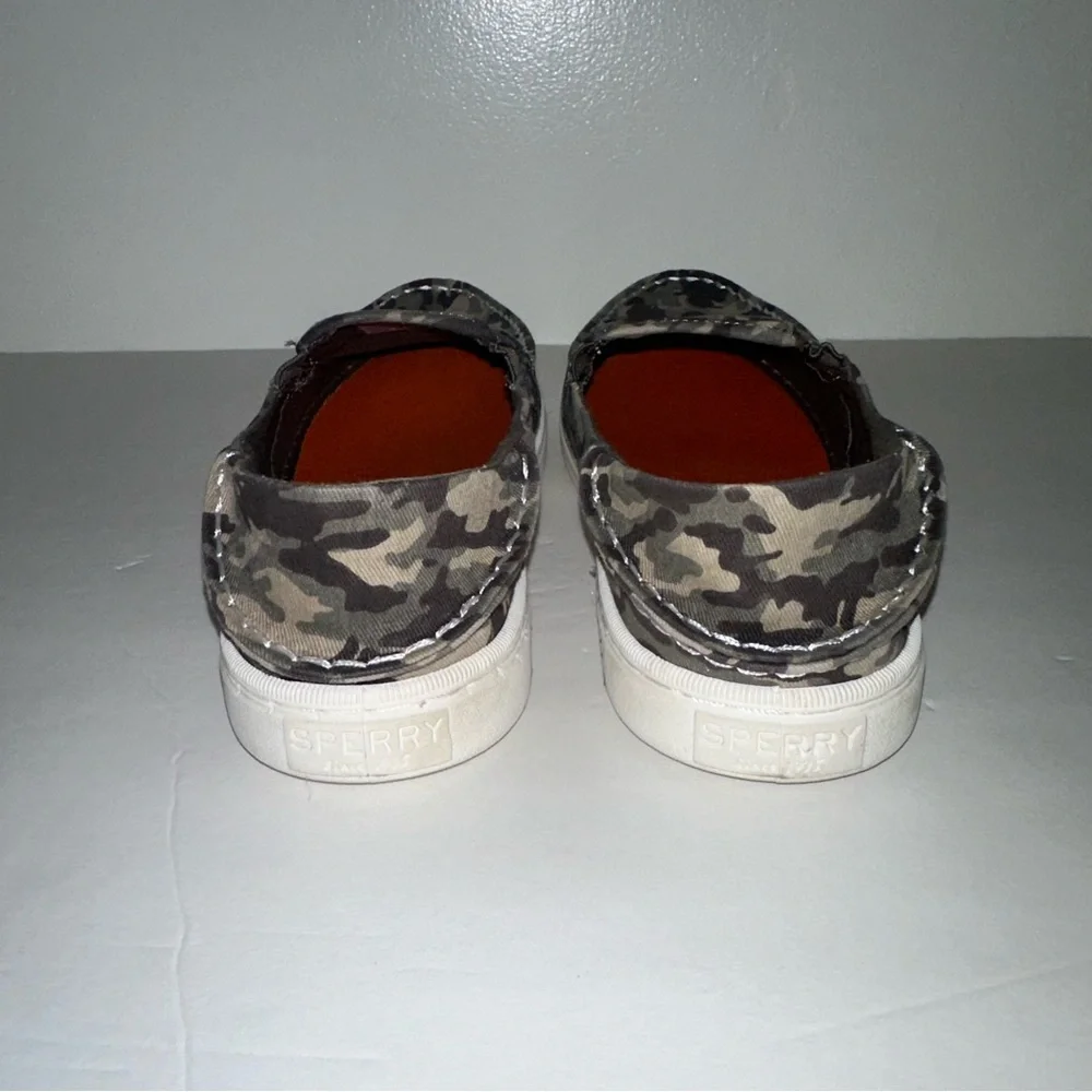 Sperry Camouflage Top Sider Salty Unisex flat shoes size 5 Big Kids 🆕 no box